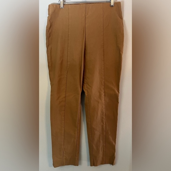 Chico's So Slimming Brigitte Ankle Pants in Dark Butterscotch Size 8 - Picture 3 of 13